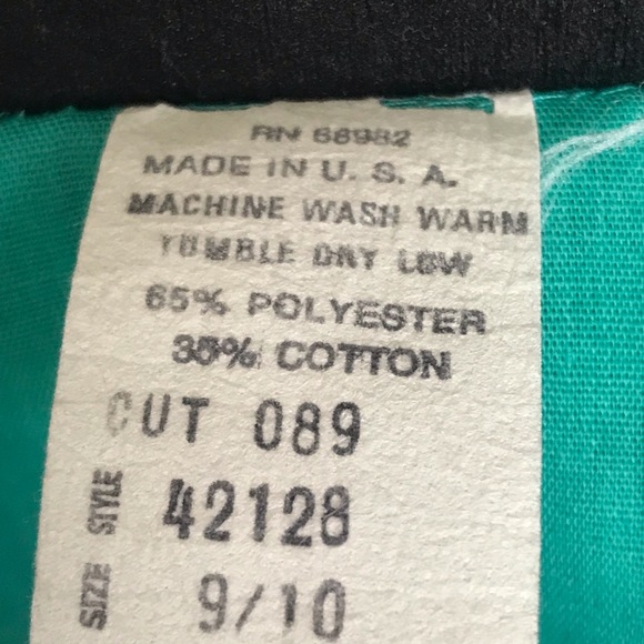 Vtg American Shirt Dress Teal Green Full Skirt - Picture 7 of 7